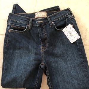 Free people brand blue jeans